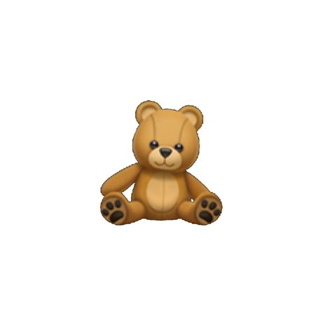 Emoji Iphoneemoji Bear Cute Bearemoji Sticker By 🐙🐙 Teddy Bear