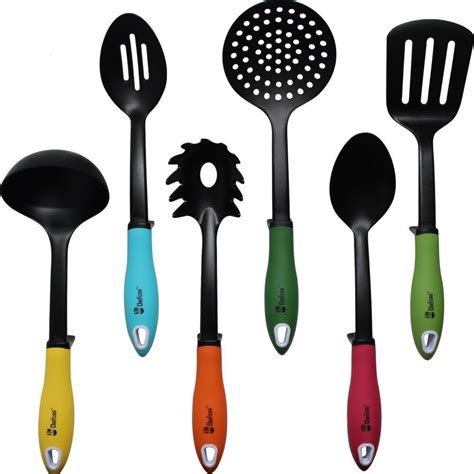 utensils kitchen cooking utensil spoon amazon flipper ladle tool tools pan pasta baking salad mix sets reg piece gadgets spatula