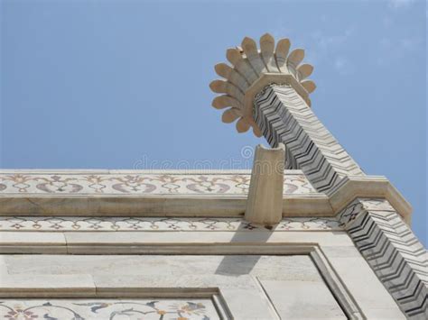 Close Up Details Taj Mahal Famous Unesco Historical Site Love