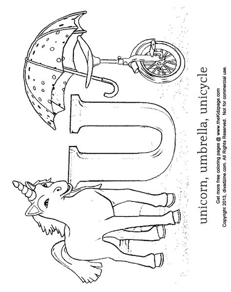 Letter U Coloring Pages To Download And Print For Free