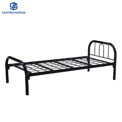 Steel Metal Single Beds With Multiple Weight Options China Steel