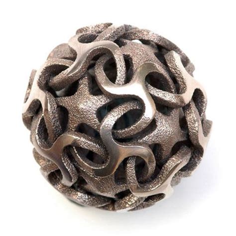 Math Craft Inspiration Of The Week The Polyhedral Metal Sculptures Of
