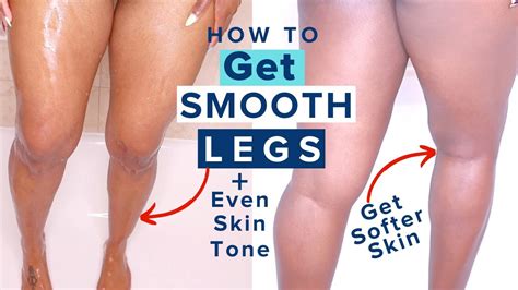 How To Get Smooth Legs EVEN Skin Tone All Over Reduce Stretch Marks