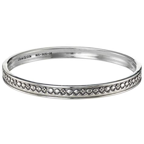 Bangle Bracelet In Sterling Silver Gerochristo Jewelry