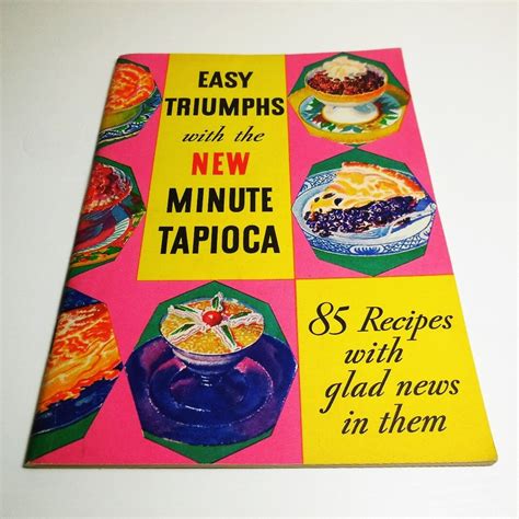 1934 Easy Triumphs With The New Minute Tapioca Cookbook