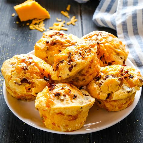 Cheddar Cheese And Bacon Cornbread Muffins The Busy Baker