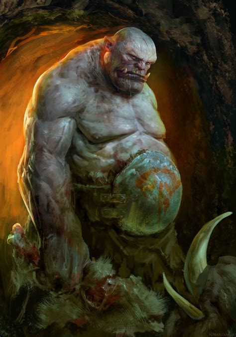 Ogre By Manzanedo On Deviantart Ogre Fantasy Monster Fantasy