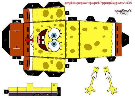 Spongebob Plankton Papercraft