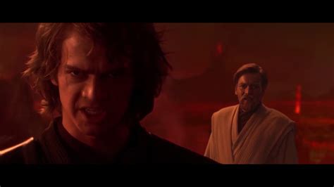 Anakin Vs Obi Wan Part 1 Hd Star Wars Revenge Of The Sith Youtube