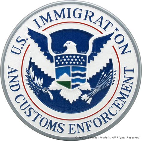 Immigration And Customs Enforcement Wall Plaque Factory Direct Models