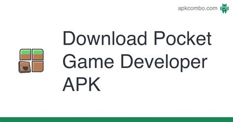Pocket Game Developer Apk Android Game Free Download