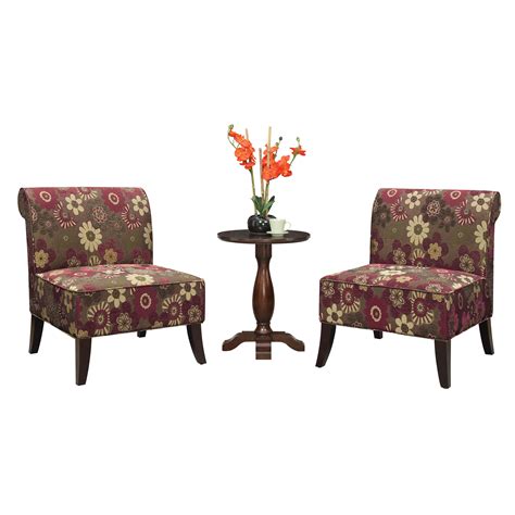 A coffee table, side table, or accent table is always there when you need a convenient place to set your drink or display decor. Ave Six 3 Piece Chair and Accent Table Set | Wayfair