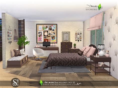 Jules Bedroom By Simcredible Liquid Sims