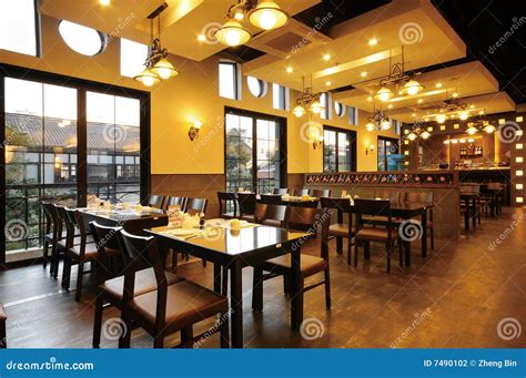 Restaurant Stock Photo Image Of Chandelier Indoor Indoors 7490102