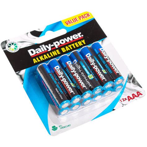 Alkaline Aaa Batteries 12 Pack Hubbe Central