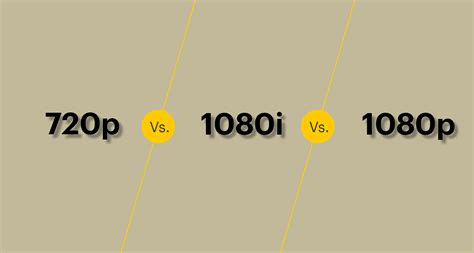 720p vs. 1080i vs. 1080p: What's the Difference?