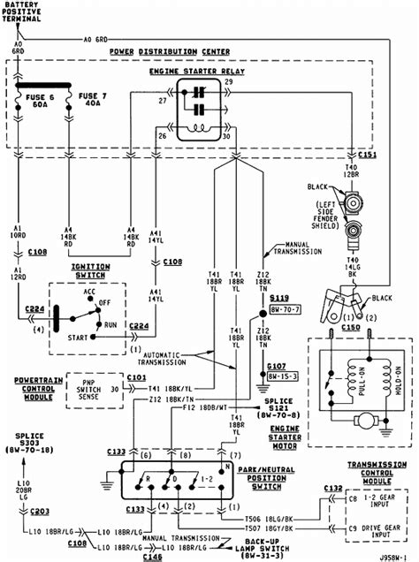 Cherokee Fuel Pump Relay Wiring Diagram And Ignition Switch