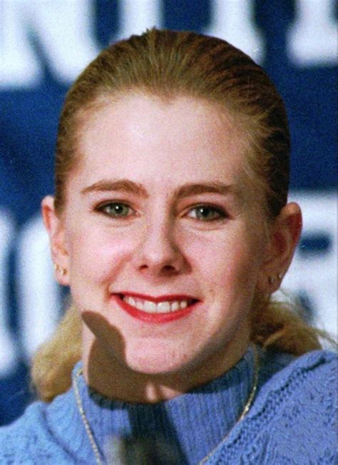 Tonya Harding During A Press Conference In Detroit Michigan On January
