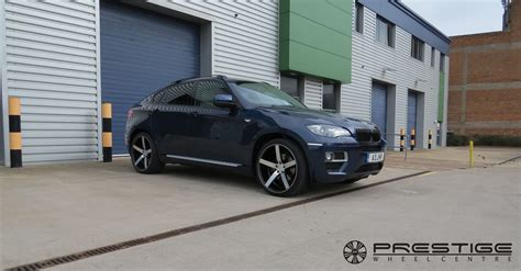 Wheel fitment and tire size guide and knowledge base last update: BMW X6 on Vossen CV3 wheels 22″ in black machined ...