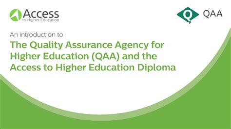 An Introduction To The Quality Assurance Agency For Higher Education