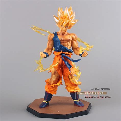 Maybe you would like to learn more about one of these? Free Shipping Anime Dragon Ball Z Super Saiyan Son Goku PVC Action Figure Collectible Toy 17CM ...