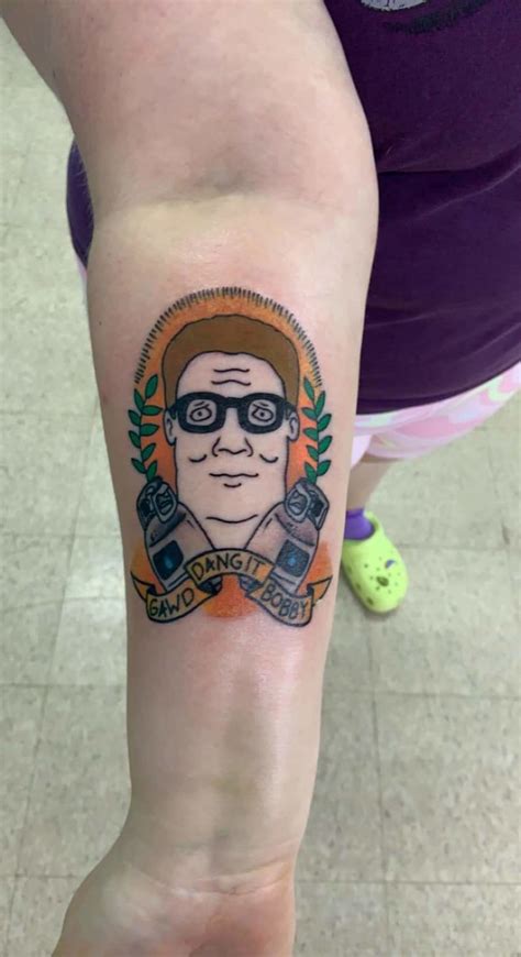 Bobby Hill Tattoo