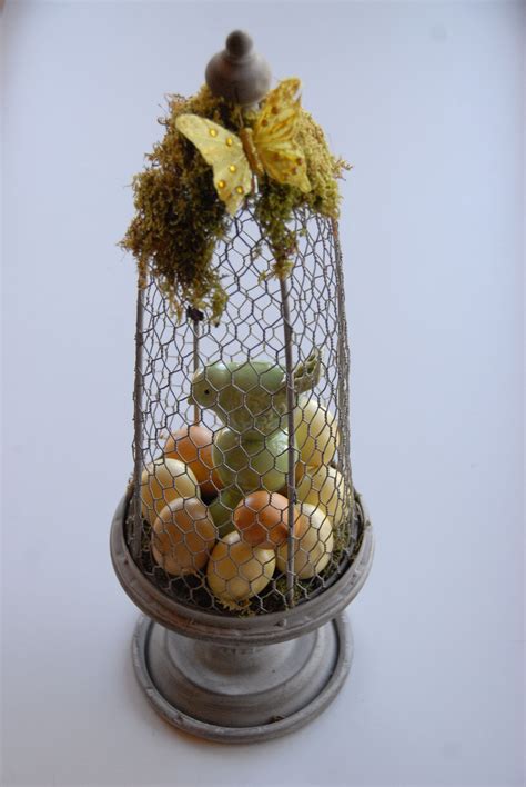 Make a dragonfly sculpture out of chicken wire for a decorative garden accent. chicken wire holder for various items | Chickens, Chicken ...