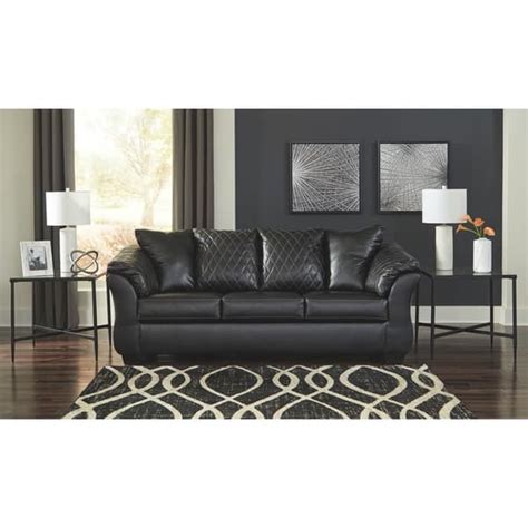 Ashley Black Leather Sofa Dealswoodwindsbuyshop