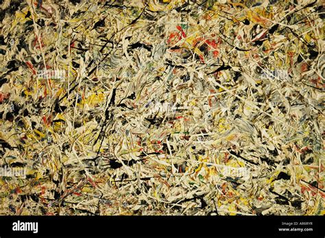White Light Jackson Pollock Museum Of Modern Art New York Usa Stock