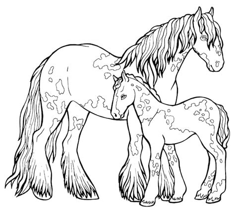 El caballo corre al trote. libro de colorear. el caballo corre al trote