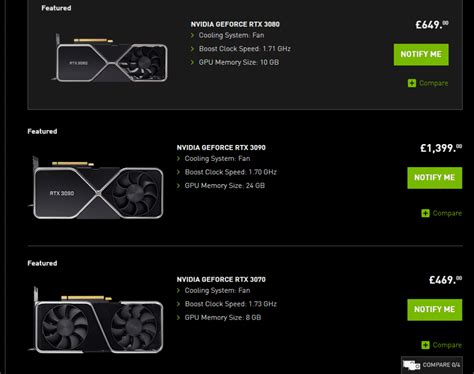 Nvidia 3000 Series Uk Prices Revealed Gamezo