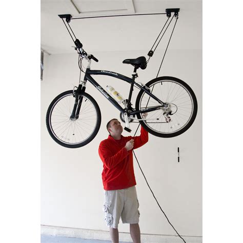 The rad cycle bike hoist is one of the more popular bike lifts. Gear Up Inc. Black Series Up and Away Bike Hoist System ...