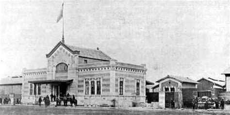 Aduana de Arica después de la captura de la ciudad 1880 Memoria