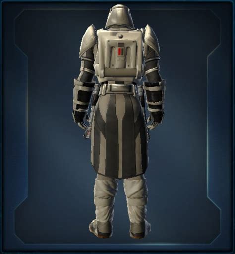 SWTOR Cartel Market Snowtrooper Armor Set Back Cold Weather Dresses
