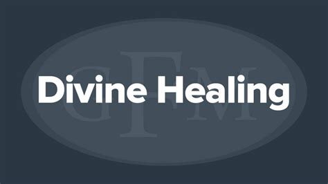 Divine Healing Greg Fritz Ministries