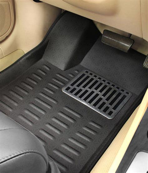 No matter what you bring from outside, dirt in a rainy day, or sand from beach, they leave in the floor mat, and will be washed quickly in one second. 3D Car Floor Mat- BLACK COMPLETE car SET for HYUNDAI I-20 ...