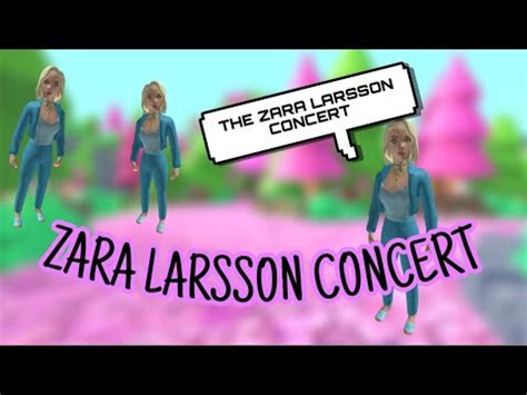 Clip Of The Zara Larsson Concert On Roblox Youtube