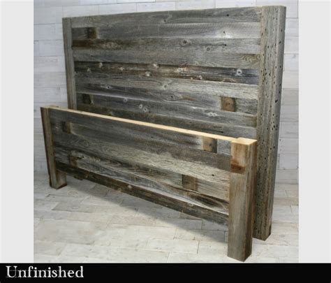 Barn Wood Headboard And Footboard All Bed Sizes Texture Etsy