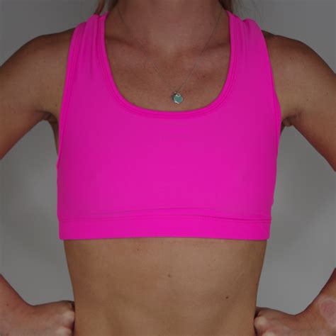 New Hot Pink Sports Bra Elevate Athletic Wear