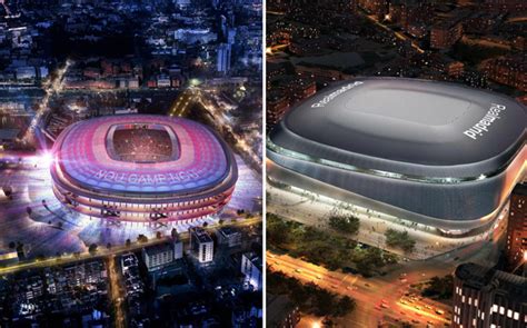 Las Diferencias Entre El Nuevo Camp Nou Y El Nuevo Santiago Bernabéu