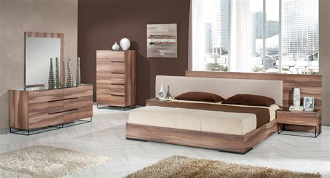 Free shipping on orders over $35. Nova Domus Matteo Italian Modern Walnut & Fabric Bedroom Set