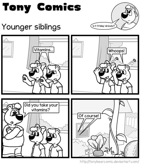 Younger Siblings By Tonybearcomic On Deviantart