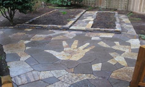 Drill a 1″ hole in the middle of one board and chamfer the top edge of the hole. 20+ Best Stone Patio Ideas for Your Backyard - runtedrun