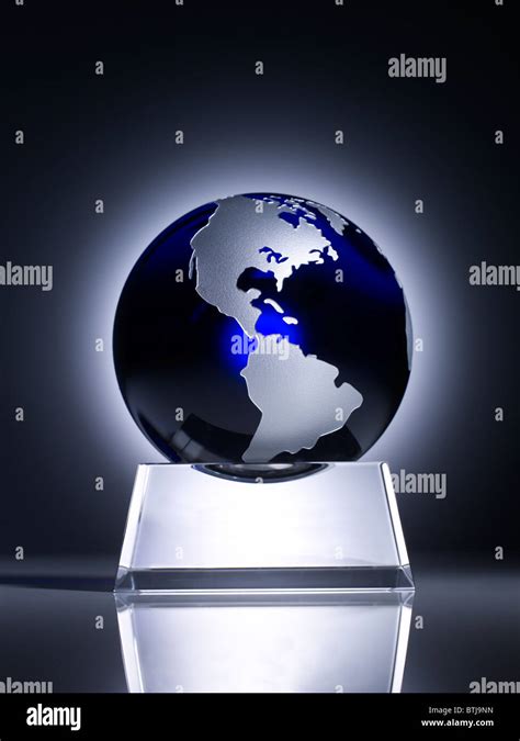 Glass Globe Vertical Stock Photo Alamy