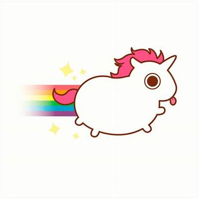 Unicorn Super Cartoon Drawing Simple Rainbow Easy