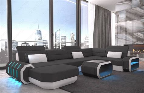 Die neue wohnlandschaft wohl auch?… Modern Fabric Sofa Brooklyn U Shape