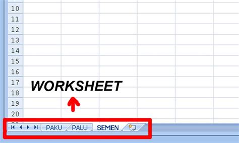 Mengenal Workbook Dan Worksheet Pada Microsoft Office Excel 2007