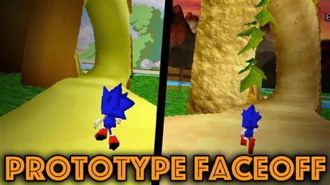 Sonic R All Prototypes Compared Youtube