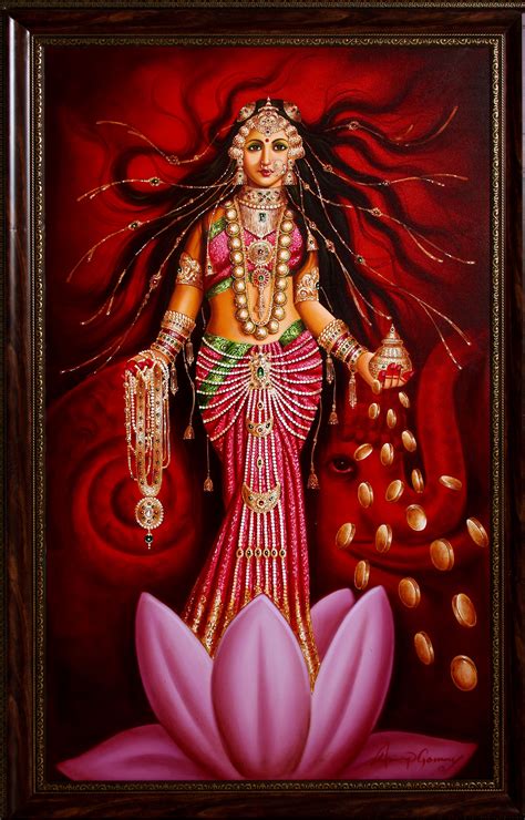 Lakshmi The Goddess Of Abundance Exotic India Art Gods And Goddesses Hindu Deities Goddess
