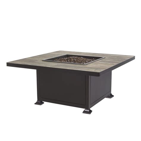 A fire pit or a fire hole can vary from a pit dug in the ground to an elaborate gas burning structure of stone, brick, and metal. OW Lee Santorini 42" Square Occasional Height Fire Pit ...
